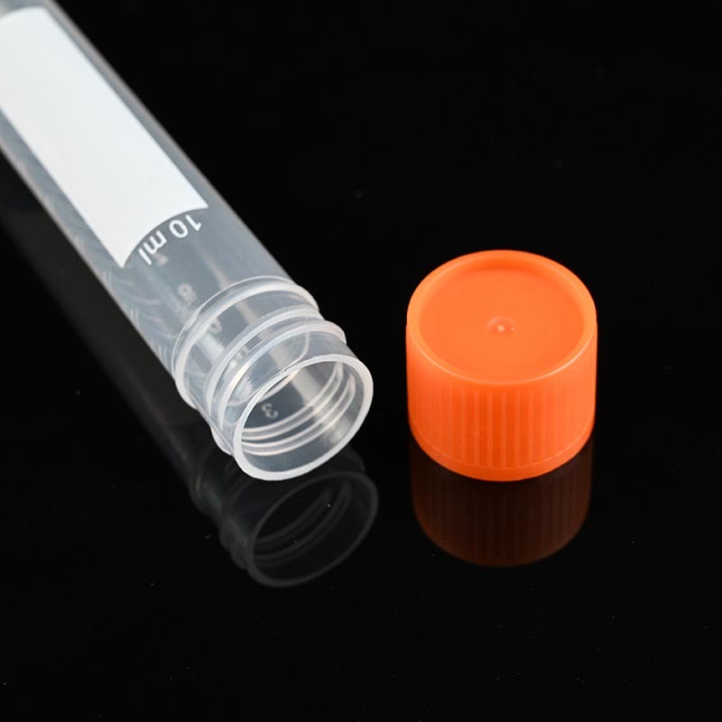 Centrifuge Tube 10ML Orange Screw Cap Non-sterile